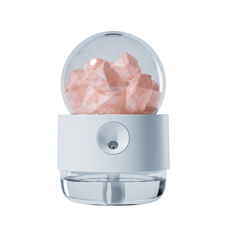 Creative 300mL Wind Crystal Ball Humidifier USB Household Hydration Nano Large Spray Salt Stone Night Light