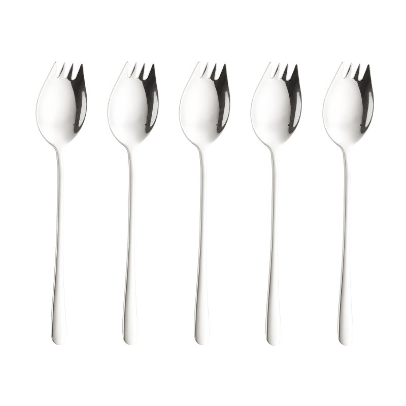 Stainless Steel Spoon Long Handle Korean Spoon And Fork