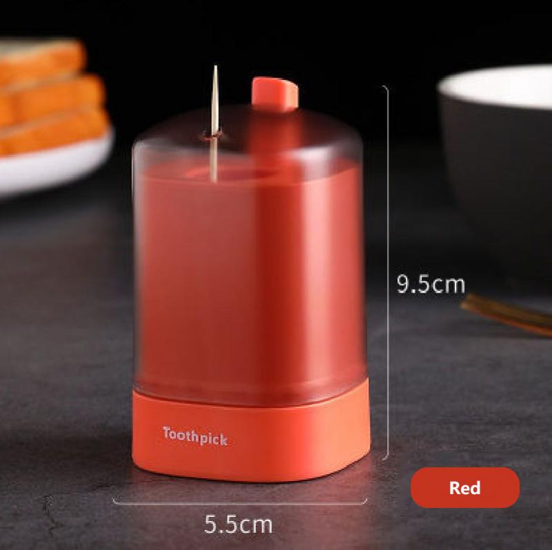 Dimension of Red Color toothpick holder