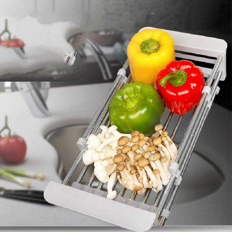 kitchen sink dish drying rack