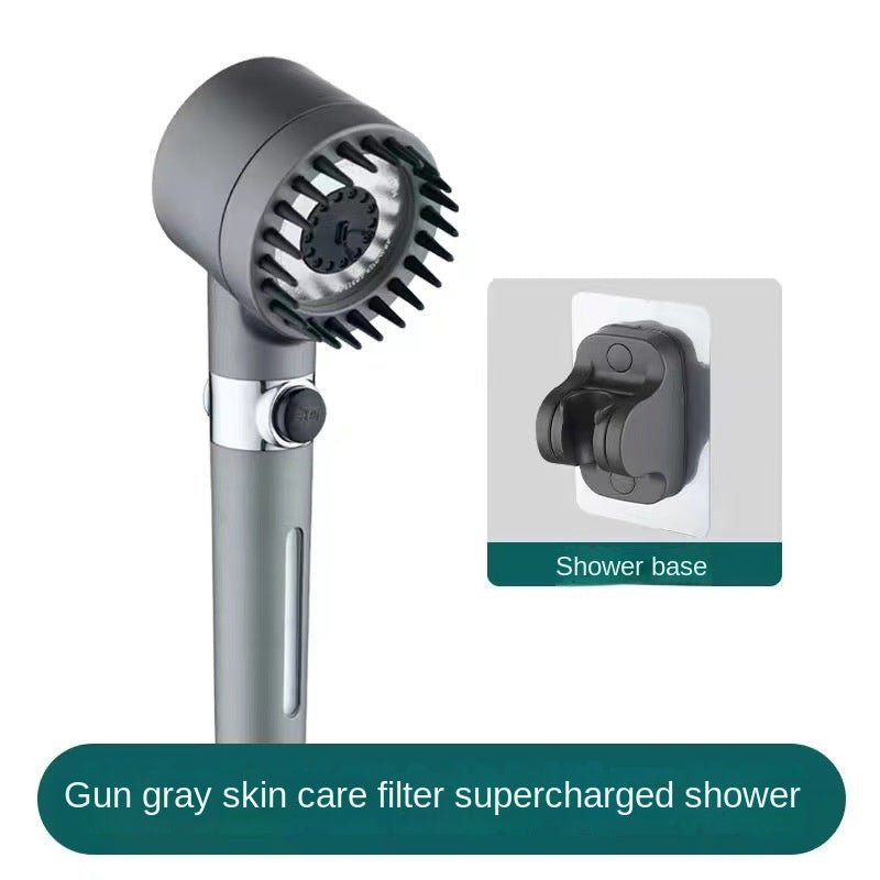 Supercharged Filter Spray Three-Speed Shower Nozzle 