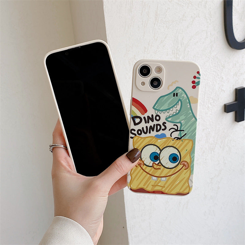 Phone Case Apple New Silicone Soft Couple Personalized and Creative Application