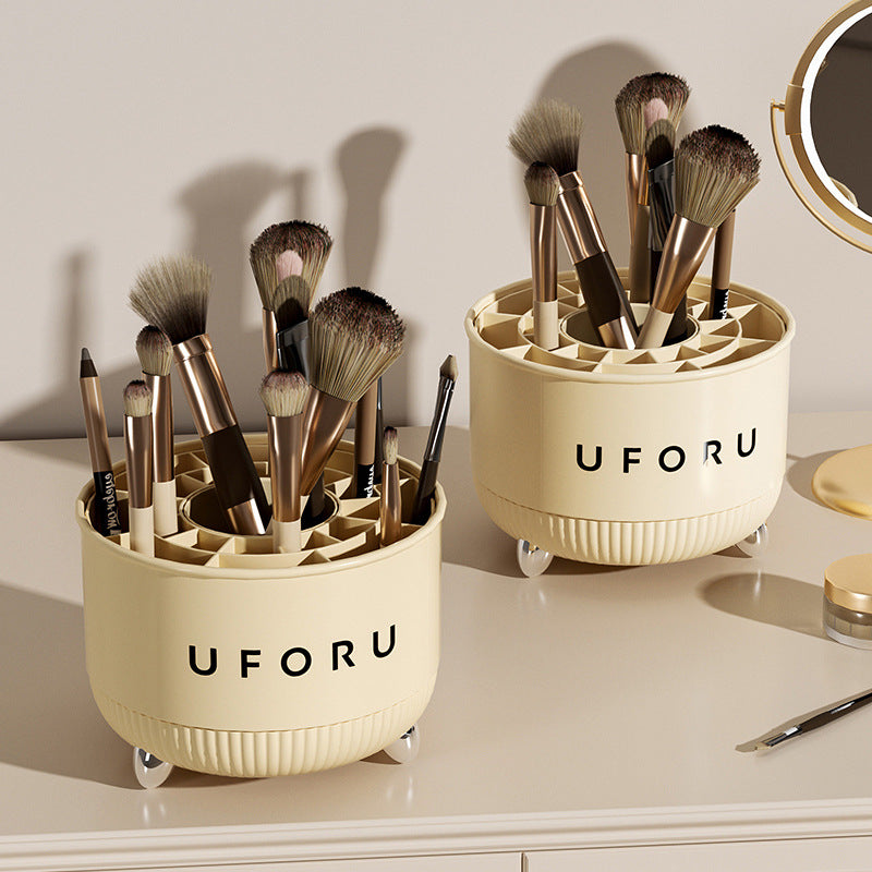 Rotary Makeup Brush Holder