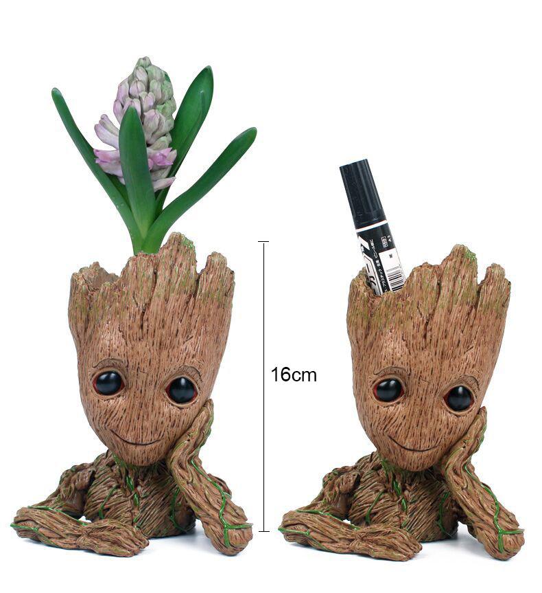 Creative Flowerpot Baby Action Figures