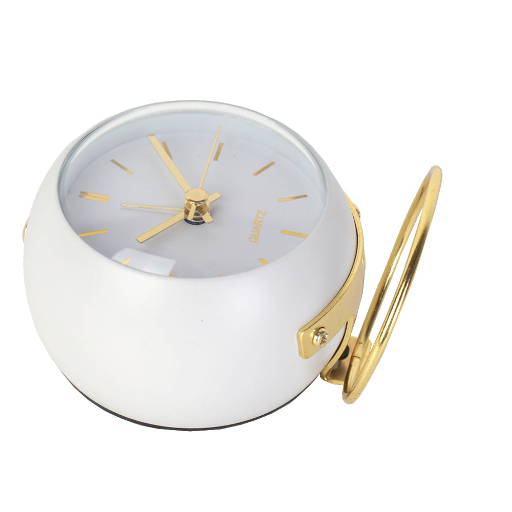 Luxury gold desk clock