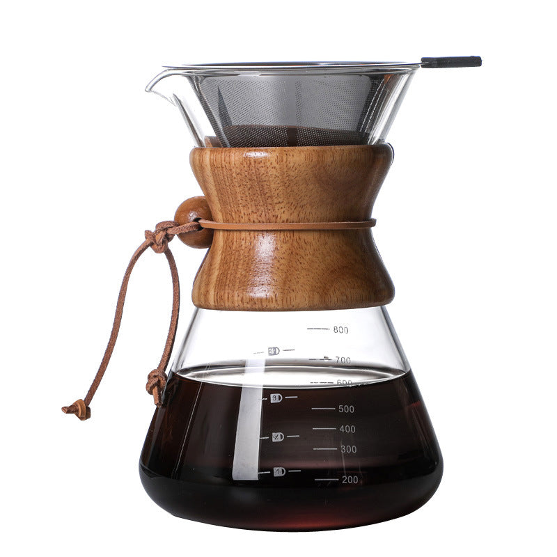 Hand Brewed Glass Coffee Pot