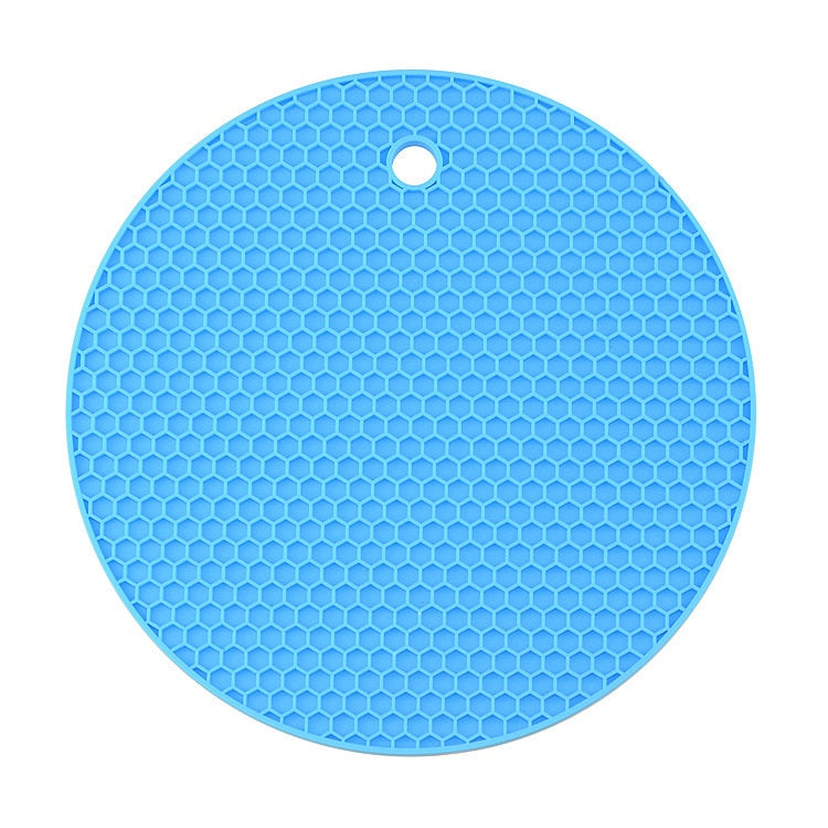 Blue Color Silicone Trivet