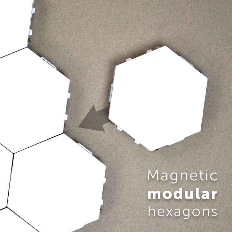 Quantum Hexagon Lights for Wall