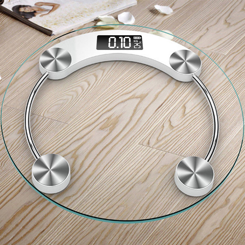 Household Transparent Round Body Scale