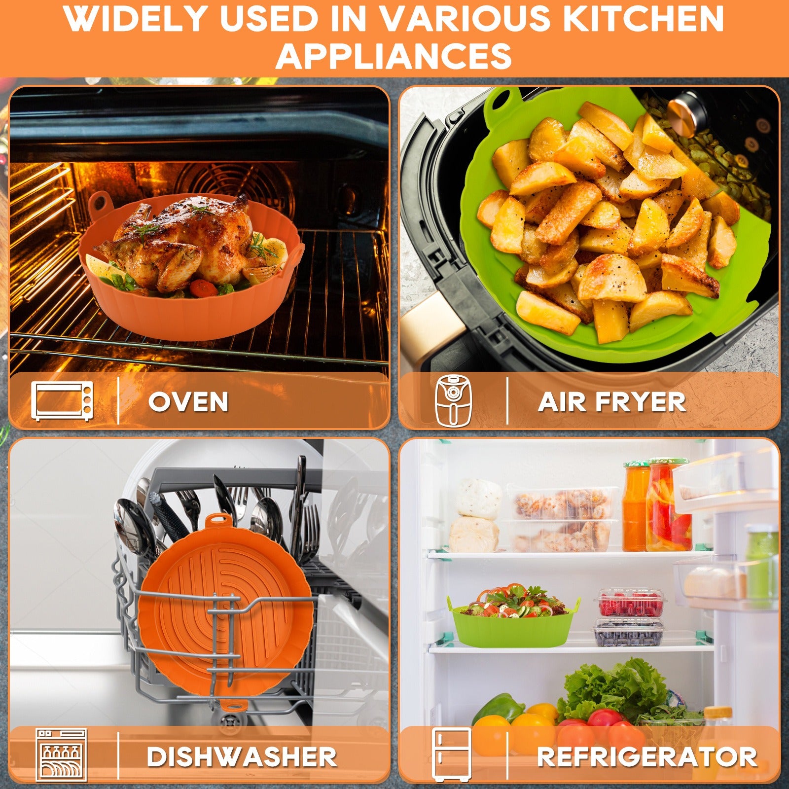 Air Fryer | Oven | Dishwasher | Refregetatot