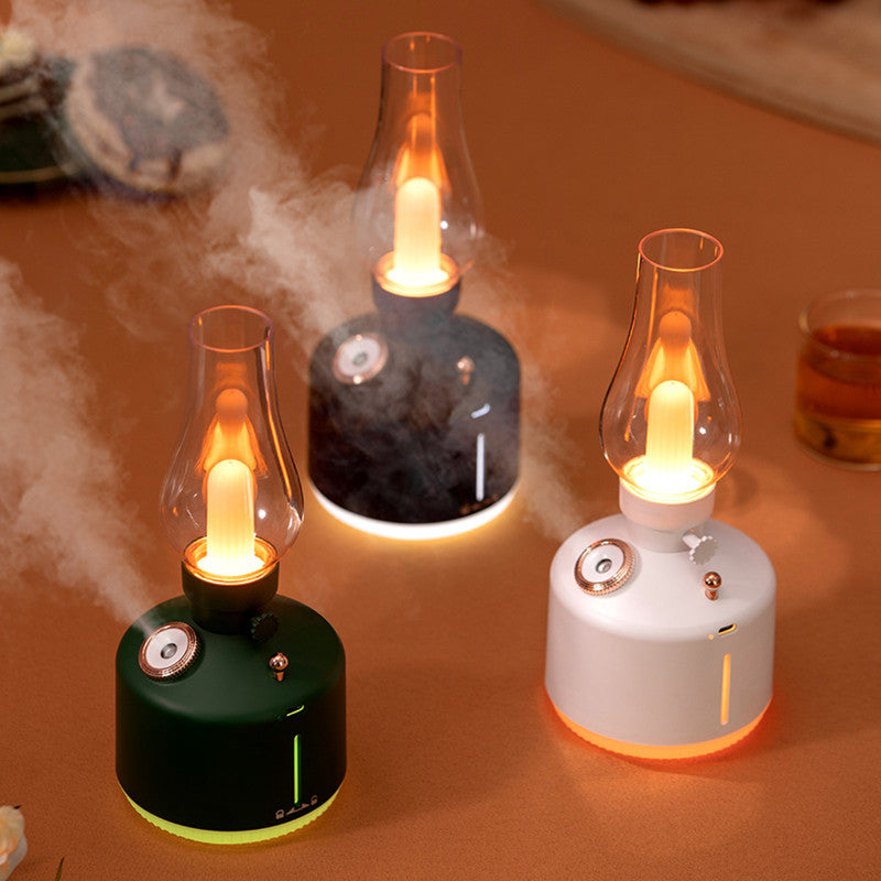 Time Light Humidifier USB Spray Air Humidification LED Colorful Night Light Home Office Car Desktop Sprayer