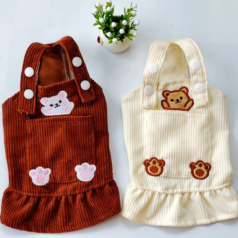 Pet Spring and Autumn Bears Clothes 