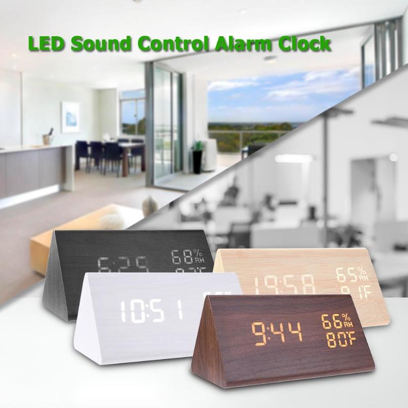 LED Alarm Digital Clock Thermometer