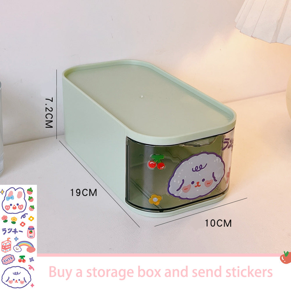 Desktop Kids Drawers Storage Box
