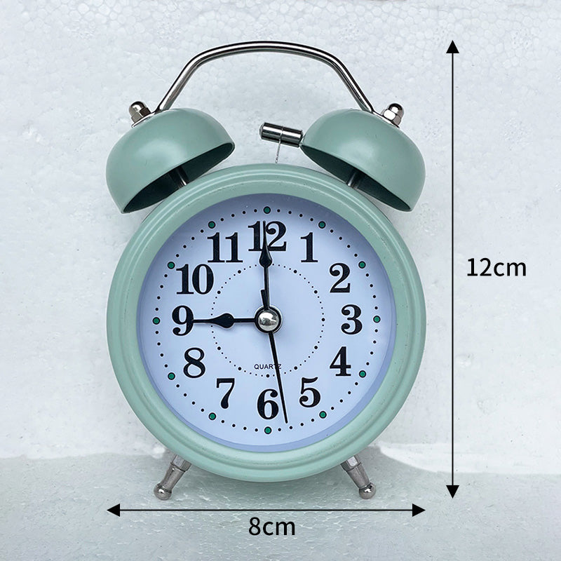 light green ringing alarm clock