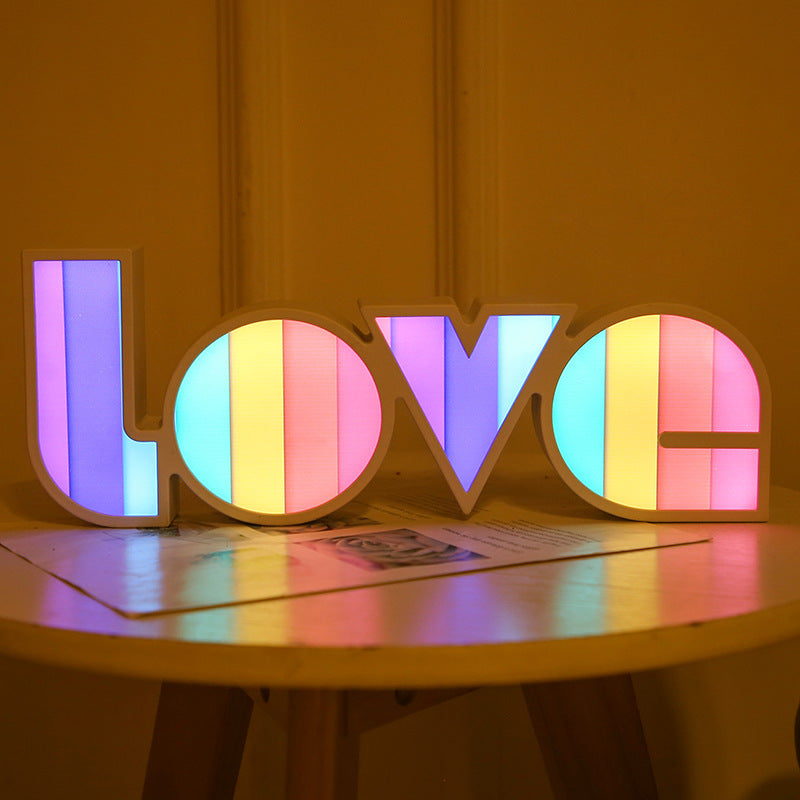 Led Decorative Lamp Love