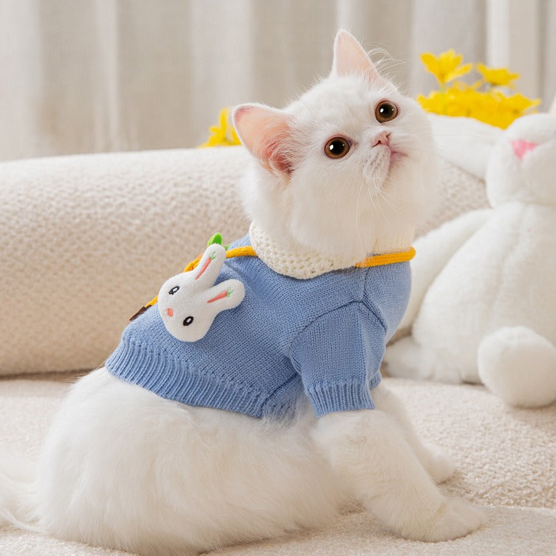 Cute Cat Clothes Hair proof Autumn Sweater