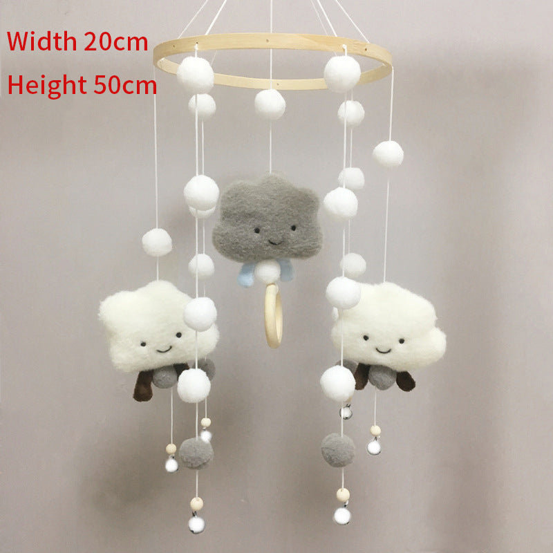 Cloud Hair Ball Wind Chime Decorative Pendant