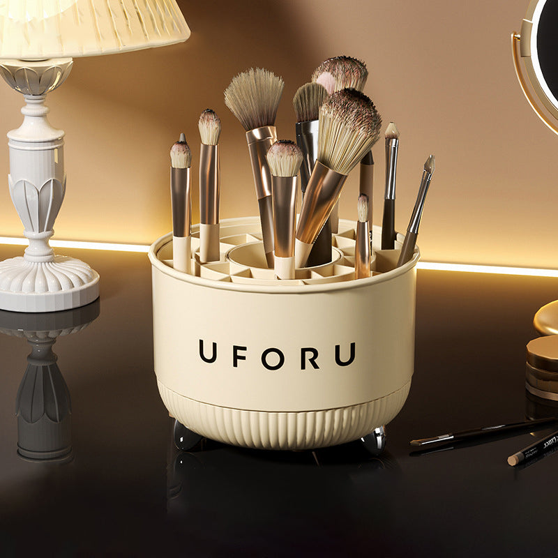 Rotary Makeup Brush Holder