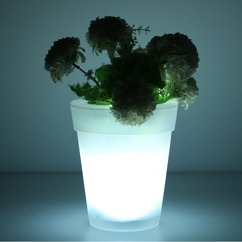 Solar Plastic Pot Flower Lamp