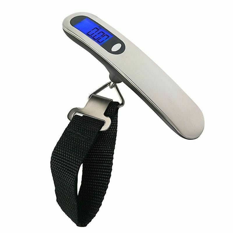 Stainless Steel Electronic Hand Luggage Scale Portable Digital Luggage Scale 50kg