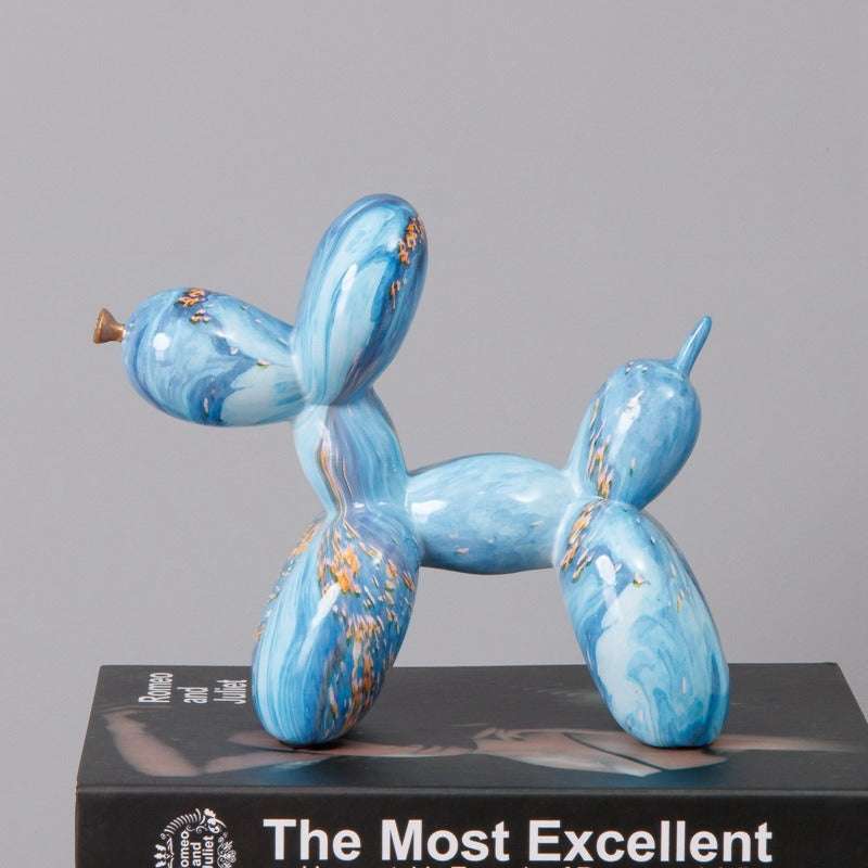 Fluid Balloon Dog Resin Decoration