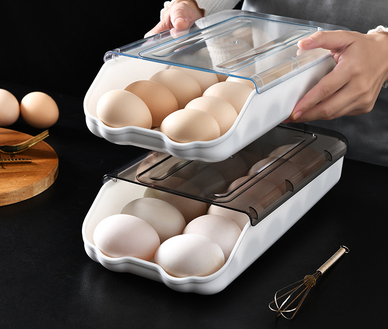 Refrigerator Rolling Egg Box 