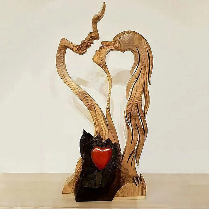 Lovers Wooden Decorations Valentine's Day Ornaments