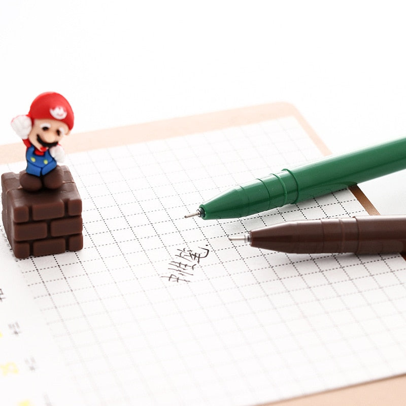 Super Mario Gel Pen Signature