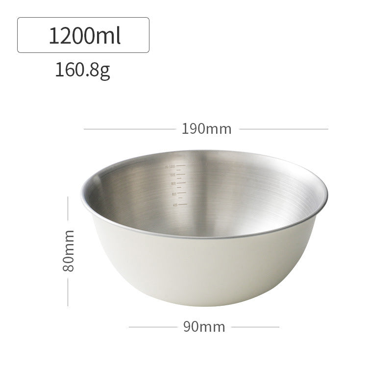 Stainless Steel Bowl Basin With Scale