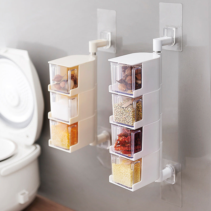 Wall Mounted Rack Spice Organizer