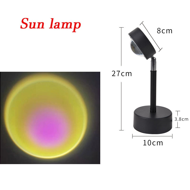 USB Sunset Projection Lamp