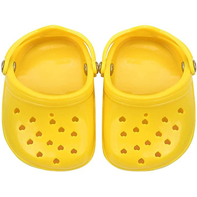 Heart Shaped Pet Dog Hole Shoes Silica Gel Breathable