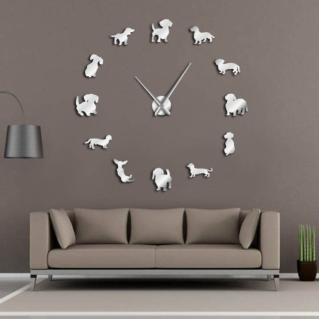 Premium look of dog clock 