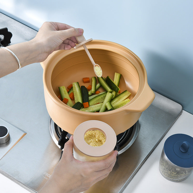 Seasoning Jar Set With Lid Seasoning Storage Box