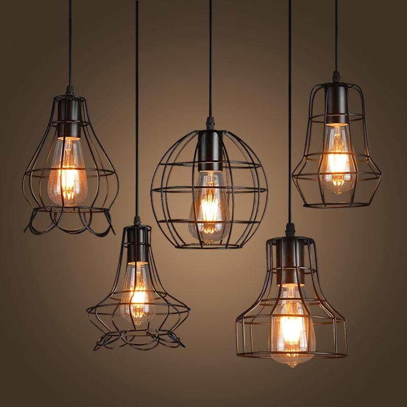 Wrought iron pendant lights