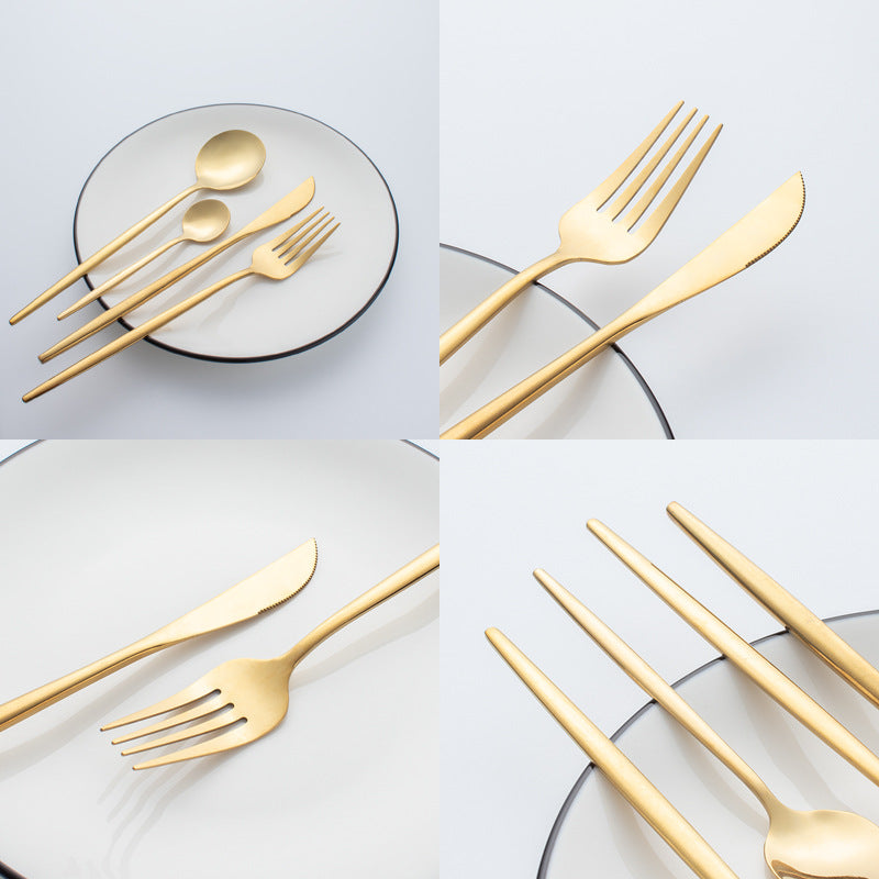 spoon fork and knife