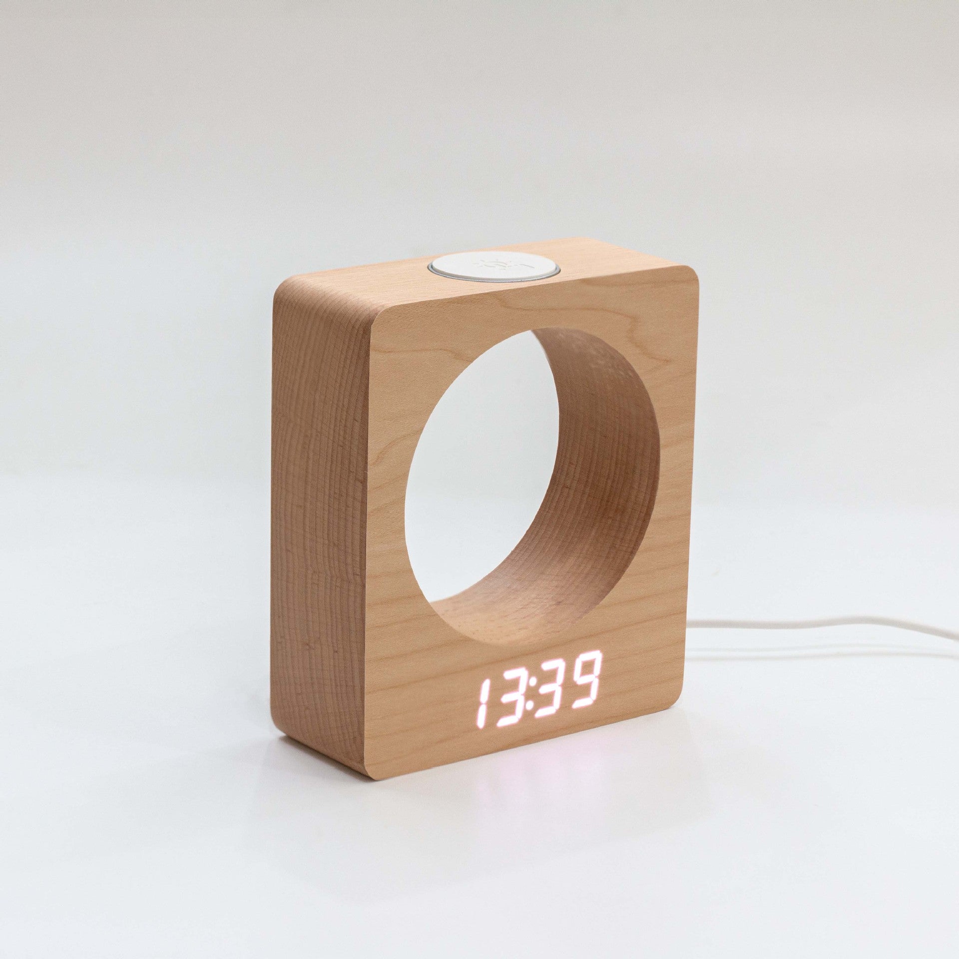 digital wood alarm clock | Love Gadgets