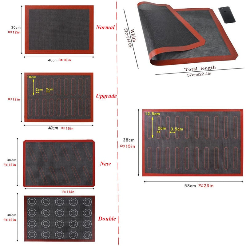 Perforated Silicone Baking Mat Non-Stick