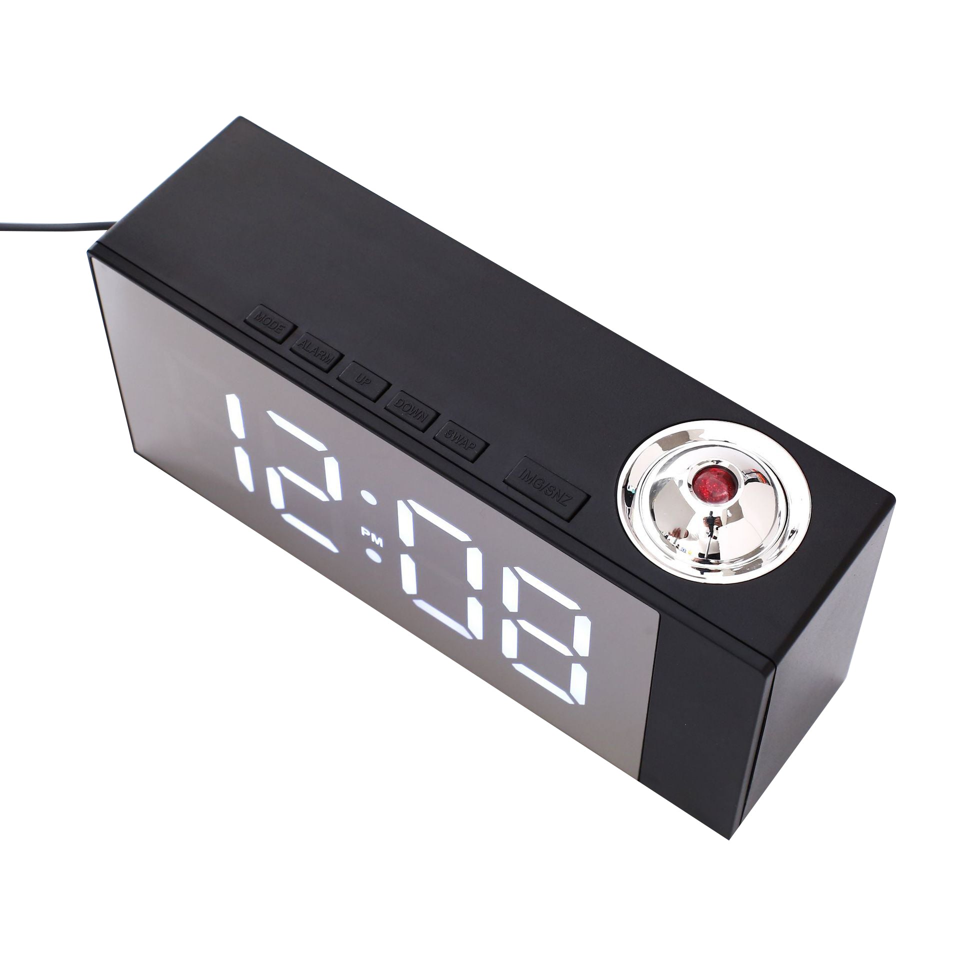 LED Projection Mirror Alarm Clock 