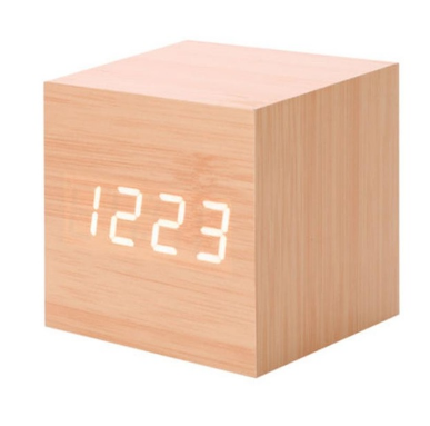 Side view of Wooden Clock 