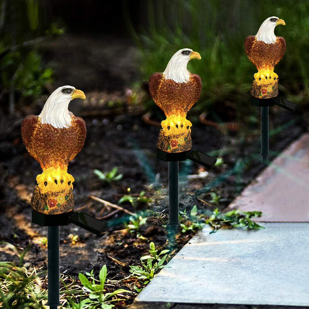 Resin Eagle Solar Laterns for Outside