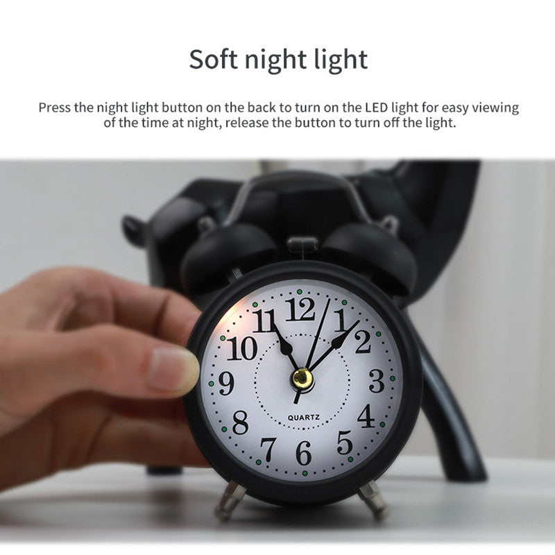 Soft night light Ringing Alarm Clock