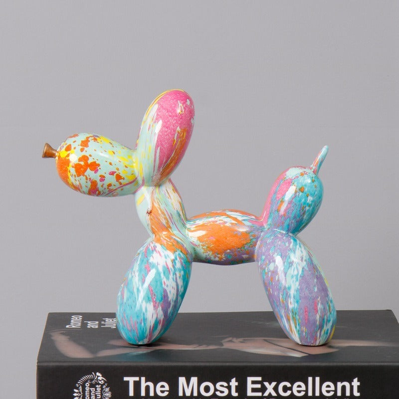 Fluid Balloon Dog Resin Decoration