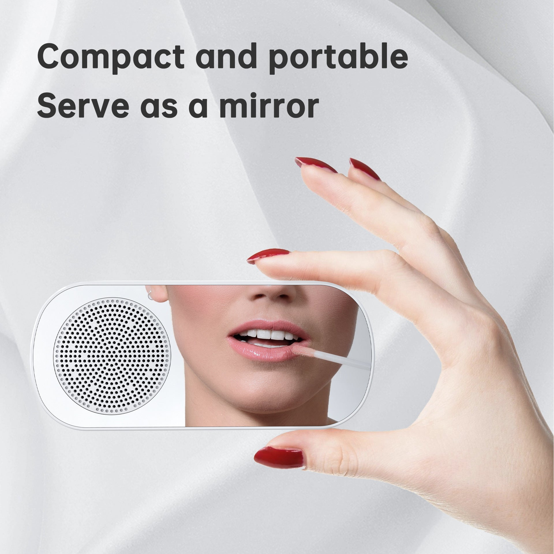 Bluetooth Speaker Clock with mirror