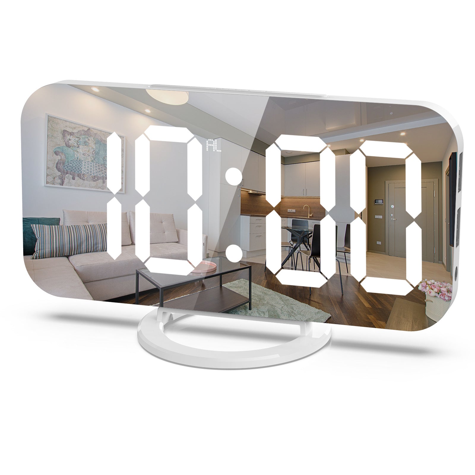 White-White luxury wall clock