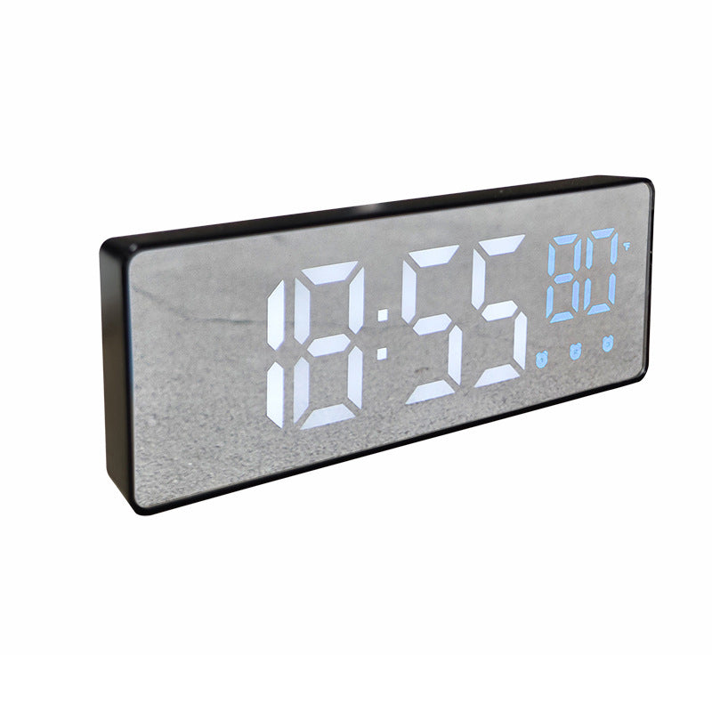 White small electric clock