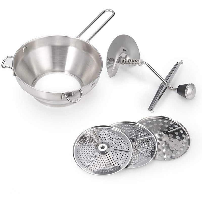 Different parts of Stainless Steel Food Mixer