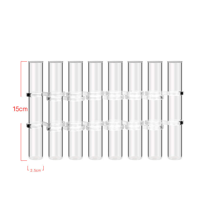 INS Wind Home Test Tube Vase Glass