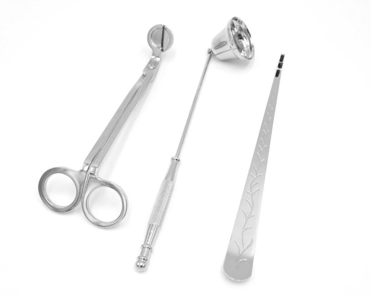 Candle scissors candle extinguisher candle core hook aromatherapy candle tool home three-piece suit